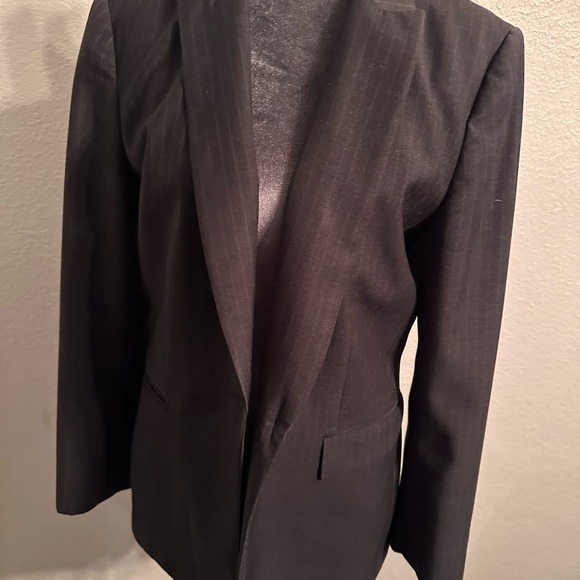 Calvin Klein Charcoal Tailored Blazer Jacket - Picture 3 of 10